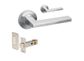 ZANDA 7107 VECTOR ROUND ROSE PASSAGE SET W/LATCH SC