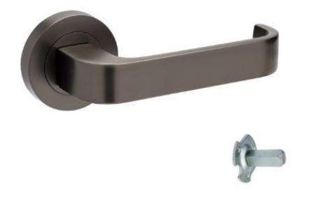 ZANDA 7313 STREAMLINE ROUND ROSE DUMMY LEVER GN