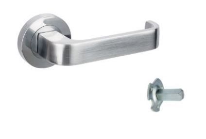 ZANDA 7313.D STREAMLINE ROUND ROSE DUMMY LEVER