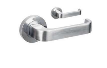 ZANDA 7313 STREAMLINE ROUND ROSE LEVER SET