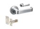 ZANDA 7314 STREAMLINE ROUND ROSE PASSAGE SET W/LATCH SC