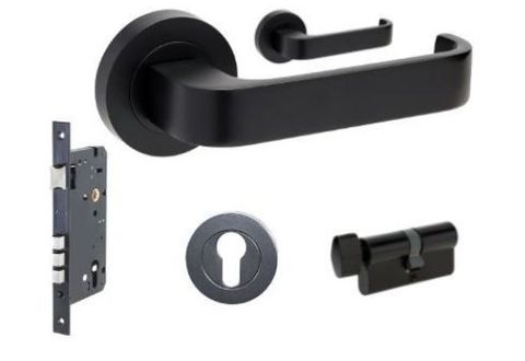 Zanda 7316.4.BLK Streamline Entry Set Incl 7313/1143/7020.2 & 1148