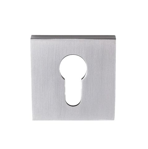 ZANDA 8102 SQUARE EURO ESCUTCHEON PAIR BN