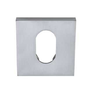 ZANDA 8102 SQUARE OVAL ESCUTCHEON PAIR SC