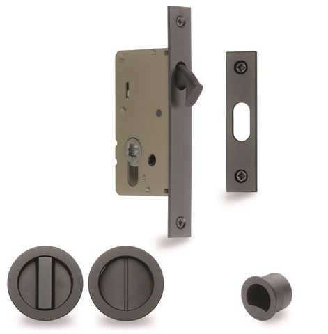 Zanda 8106.GN 8106 Privacy Flush Pull Set GN