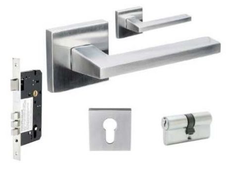 ZANDA 8128.E1 MATRIX SQUARE ROSE ENTRANCE SET