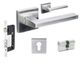 ZANDA 8128.E1 MATRIX ROSE ENTRANCE SET W/LOCK + FURNITURE SC