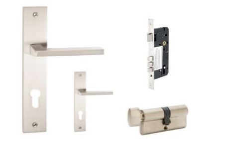 ZANDA 8126.E2 MATRIX LONGPLATE ENTRANCE LOCK SET