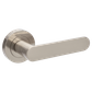 ZANDA 10090 DUKE ROUND ROSE LEVER SET BN