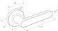 ZANDA 10090 DUKE ROUND ROSE LEVER SET BN