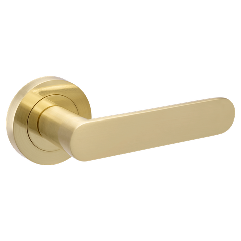 ZANDA 10090 DUKE ROUND ROSE LEVER SET SB