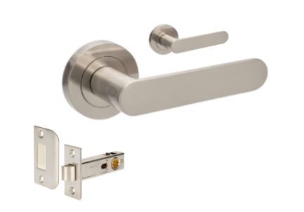 ZANDA 10091 DUKE ROUND ROSE PASSAGE LEVER SET