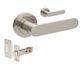 Zanda 10092.BN 10092 Duke Round Rose Privacy Set With Latch BN