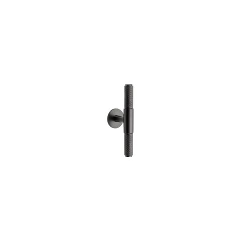 ZANDA 10697 ZURICH KNURLED CABINET T-BAR 90MM GN