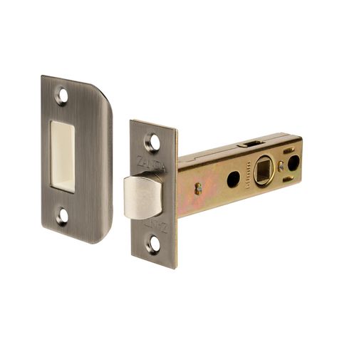 ZANDA 1131 TUBULAR LATCH 60MM BACKSET 45 SHORT ACTION GN