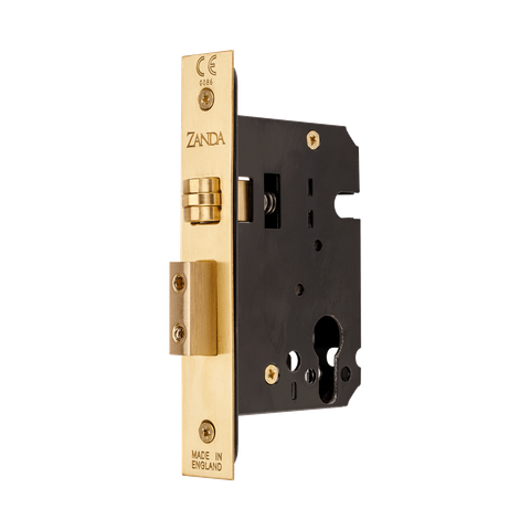 ZANDA 1140 ROLLER MORTICE LOCK EURO PROFILE 57MM BACKSET SB