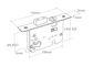 ZANDA 1140 ROLLER MORTICE LOCK EURO PROFILE 57MM BACKSET SS