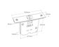 ZANDA 1195 HEAVY DUTY ROLLER CATCH BLK