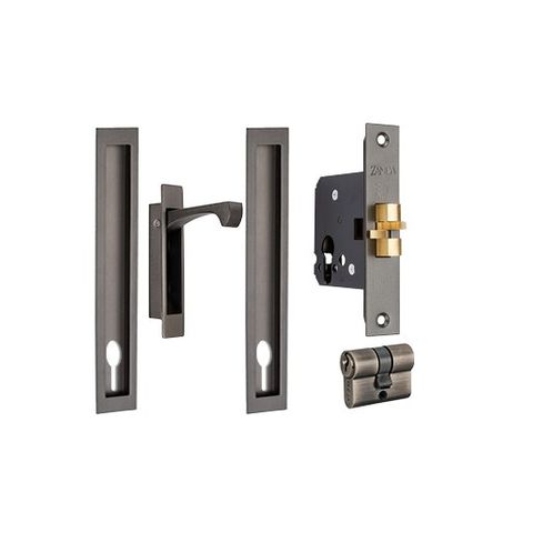 ZANDA 1269 VERVE SLIDING DOOR LOCK KIT 200X37MM GN