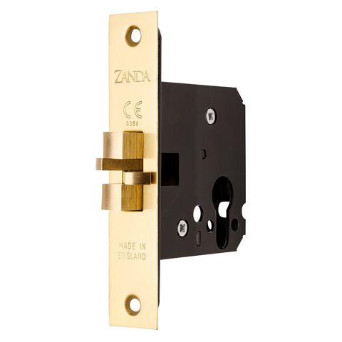 Zanda 1290.SB 1290 Sliding Euro Mortice Lock 57mm Backset SB