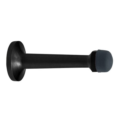 ZANDA 5229 DOOR STOP SKIRTING MOUNT 75MM BLK