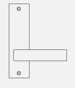 DORMAKABA 6606/37 INTERNAL PLATE FURNITURE