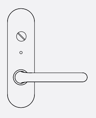 DORMAKABA D6749/39L EXTERNAL PLATE FURNITURE