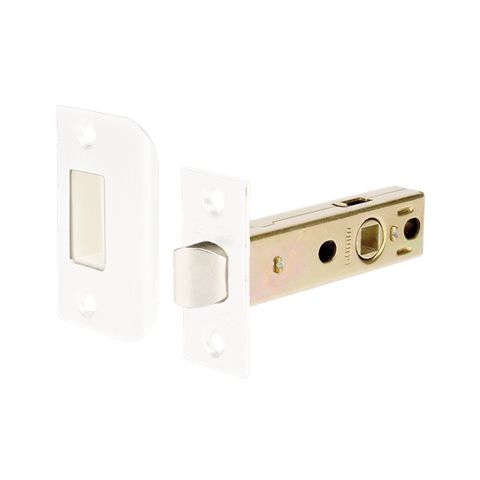 Zanda 1131.WHT 1131 Tubular Latch 60mm Backset 45 Short Action WHT