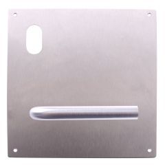 LOCKWOOD 200 ARTEFACT INT PLATE W/CYL HOLE + 98 LEVER LH SS