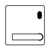 LOCKWOOD 202 ARTEFACT EXT PLATE W/CYL HOLE + 102 LEVER RH SS