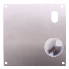 LOCKWOOD 202 ARTEFACT INT PLATE W/CYL HOLE + 20 KNOB RH SS