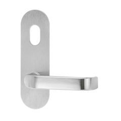 LOCKWOOD 212 ARTEFACT EXT PLATE W/CYL HOLE + 74 LEVER SS