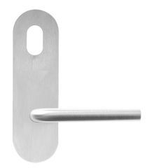 LOCKWOOD 212 ARTEFACT EXT PLATE W/CYL HOLE + 98 LEVER SS
