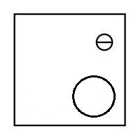 LOCKWOOD 200 ARTEFACT EXT PLATE W/EMERG TURN + 20 KNOB RH SS