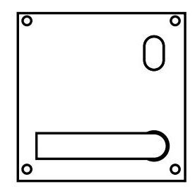 LOCKWOOD 200 ARTEFACT INT PLATE W/TURN + 115 LEVER RH SS