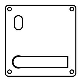 LOCKWOOD 202 ARTEFACT INT PLATE W/TURN + 144 LEVER LH SS