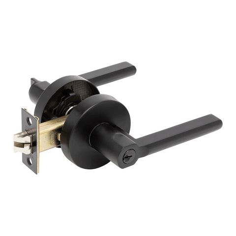 ZANDA 9134 ALDO KEY IN LEVER ENTRANCE SET BLK