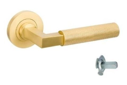 Zanda 9345.DL.SB 9345 Zurich Round Rose Dummy Lever Left Hand SB