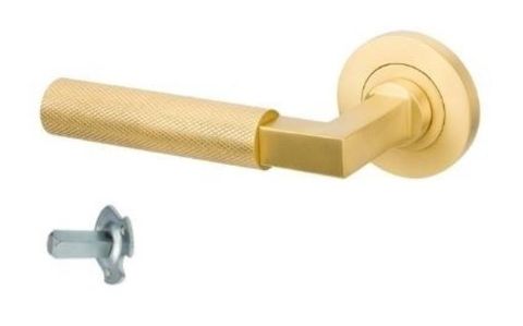 Zanda 9345.DR.SB 9345 Zurich Round Rose Dummy Lever Right Hand SB
