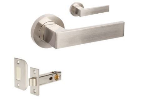 ZANDA 10081 BOSTON ROUND ROSE PASSAGE LEVER SET