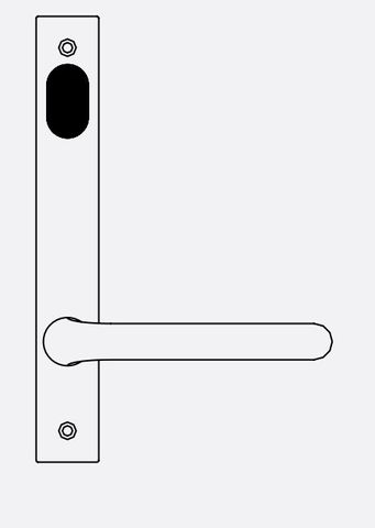 DORMAKABA 6401/31 INTERNAL NARROW PLATE FURNITURE