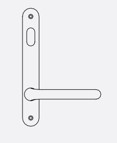 DORMAKABA 6503/37 INTERNAL NARROW PLATE FURNITURE