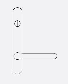 DORMAKABA 6504/31 EXTERNAL NARROW PLATE FURNITURE