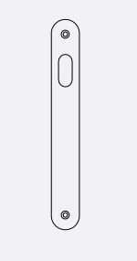 DORMAKABA 6500 INT NARROW PLATE WITH TURN SNIB SSS