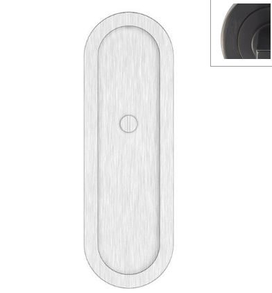 Designer Doorware FP812-65-200-VGM Oval Emergency Flush Pull 200 X 65mm Vgm