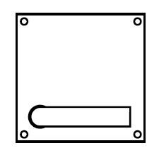 LOCKWOOD 200 ARTEFACT INTERNAL PLATE WITH 112 LEVER LH SS