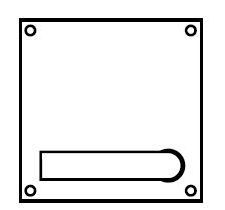 LOCKWOOD 200 ARTEFACT INTERNAL PLATE WITH 112 LEVER RH SS