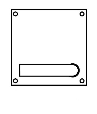 LOCKWOOD 20105NN/98R INTERNAL PLATE FURNITURE
