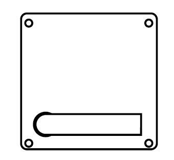 LOCKWOOD 202 ARTEFACT INTERNAL PLATE WITH 102 LEVER LH SS