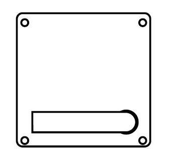 LOCKWOOD 202 ARTEFACT INTERNAL PLATE WITH 102 LEVER RH SS